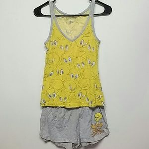 Looney Toons Tweety Bird Sleepwear Set
